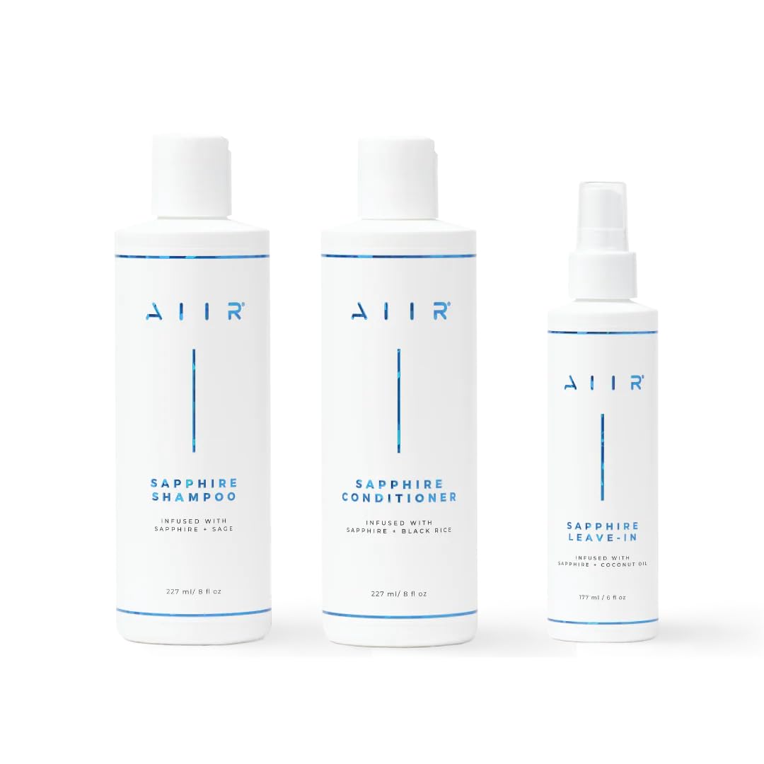 Sulfate Free Coconut Oil Shampoo Conditioner & Leave-In Bundle Q9187