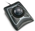 Black Silver Trackball Mouse Y90537