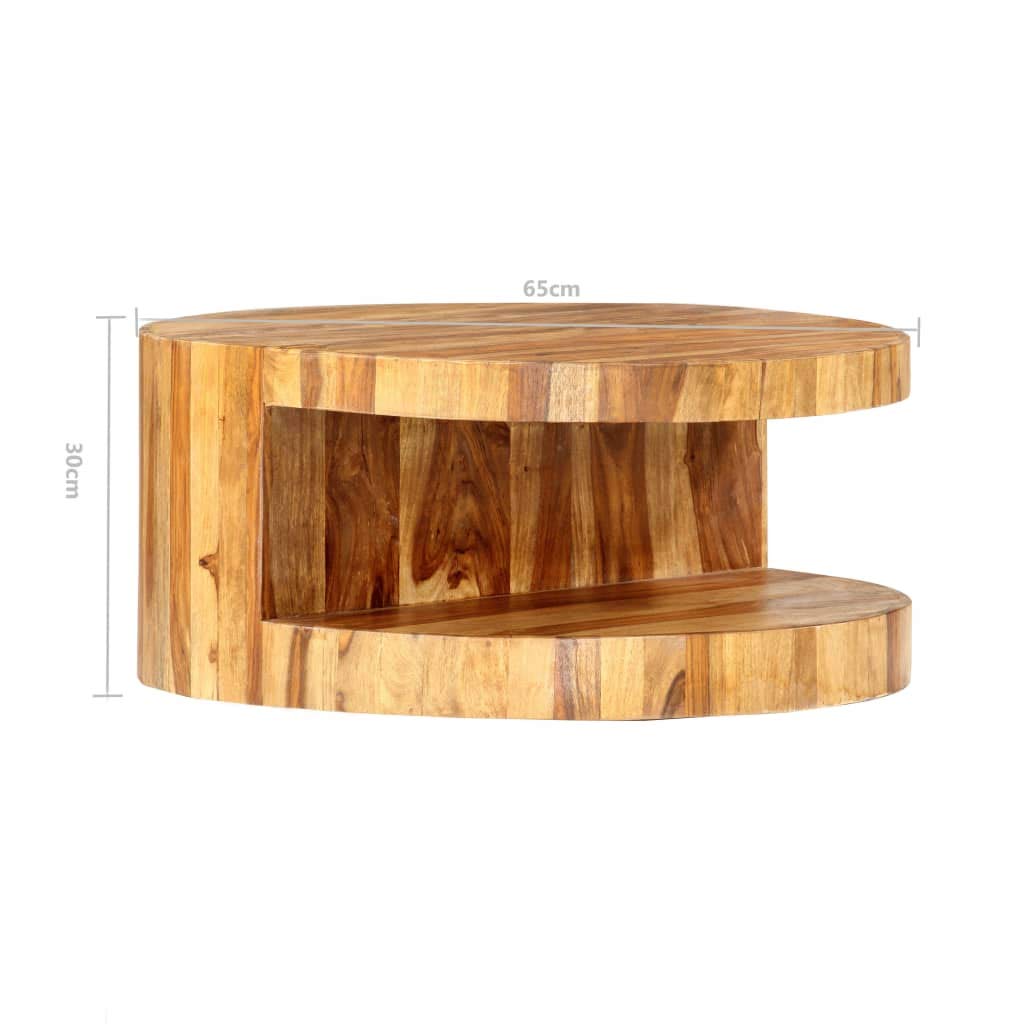Solid Sheesham Wood Coffee Table A87256