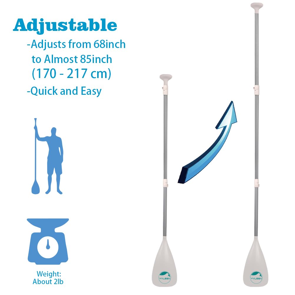 Adjustable Aluminum 4-Piece Floating Paddle K278