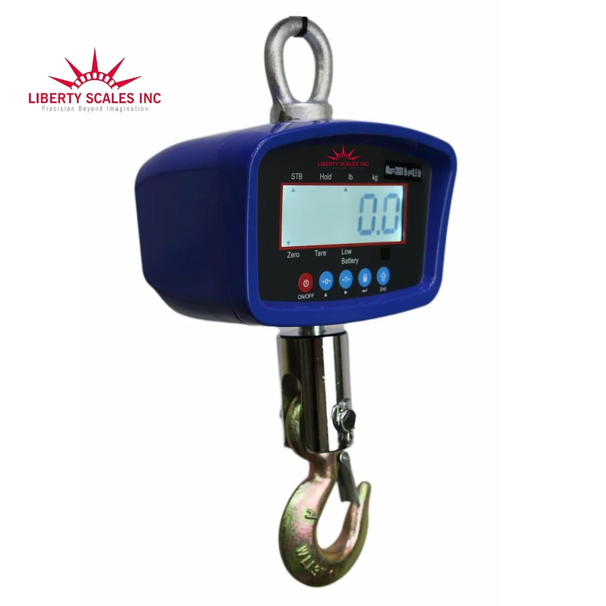 500 lb Digital Hanging Crane Scale with LCD Display X177514