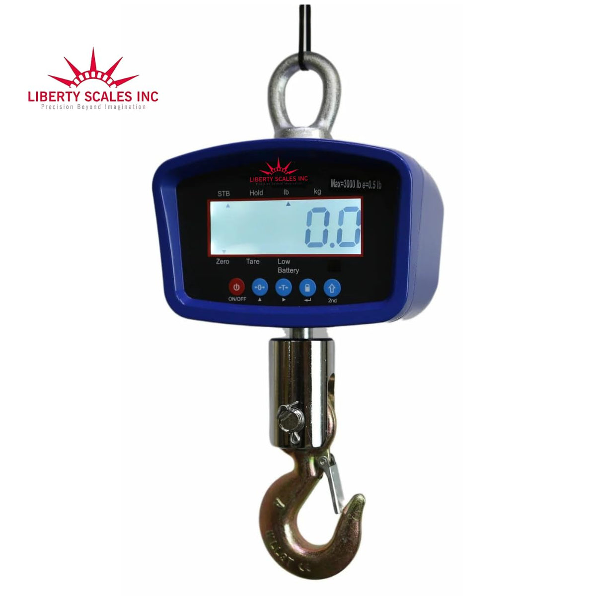 500 lb Digital Hanging Crane Scale with LCD Display X177514