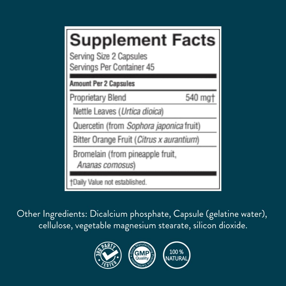 90 Capsules Respiratory Support Supplement L88762