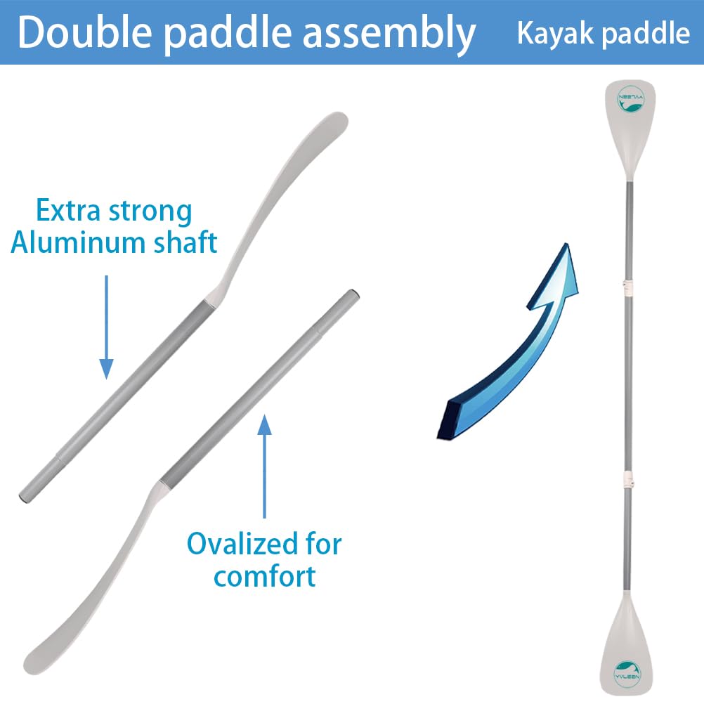 Adjustable Aluminum 4-Piece Floating Paddle K278