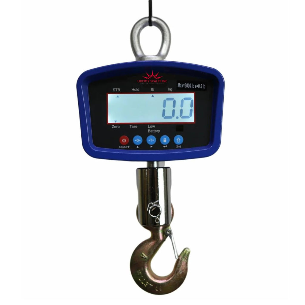 500 lb Digital Hanging Crane Scale with LCD Display X177514