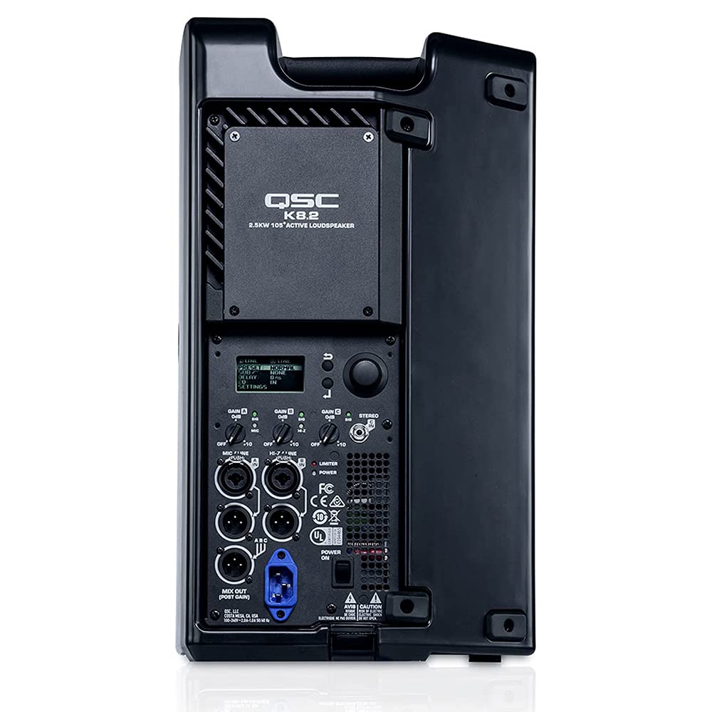 8" 2000W Powered Portable PA Speaker Pair V7394
