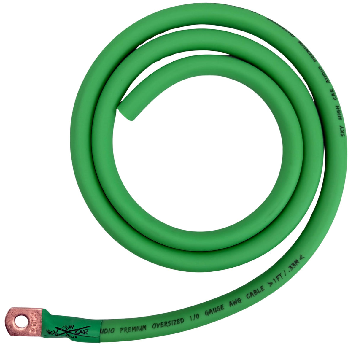 Oversized 1/0 Gauge AWG Electrical Wiring Kit R404