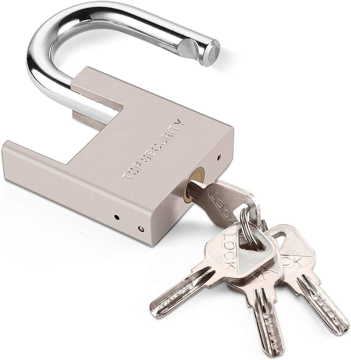 Heavy Duty Solid Brass Keyed Padlock with 4 Keys V5592