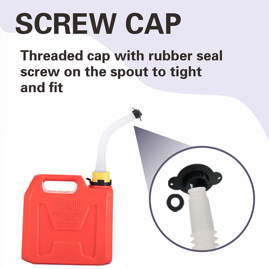 Gas Can Spout Replacement Kit with Flexible Pour Nozzle O975