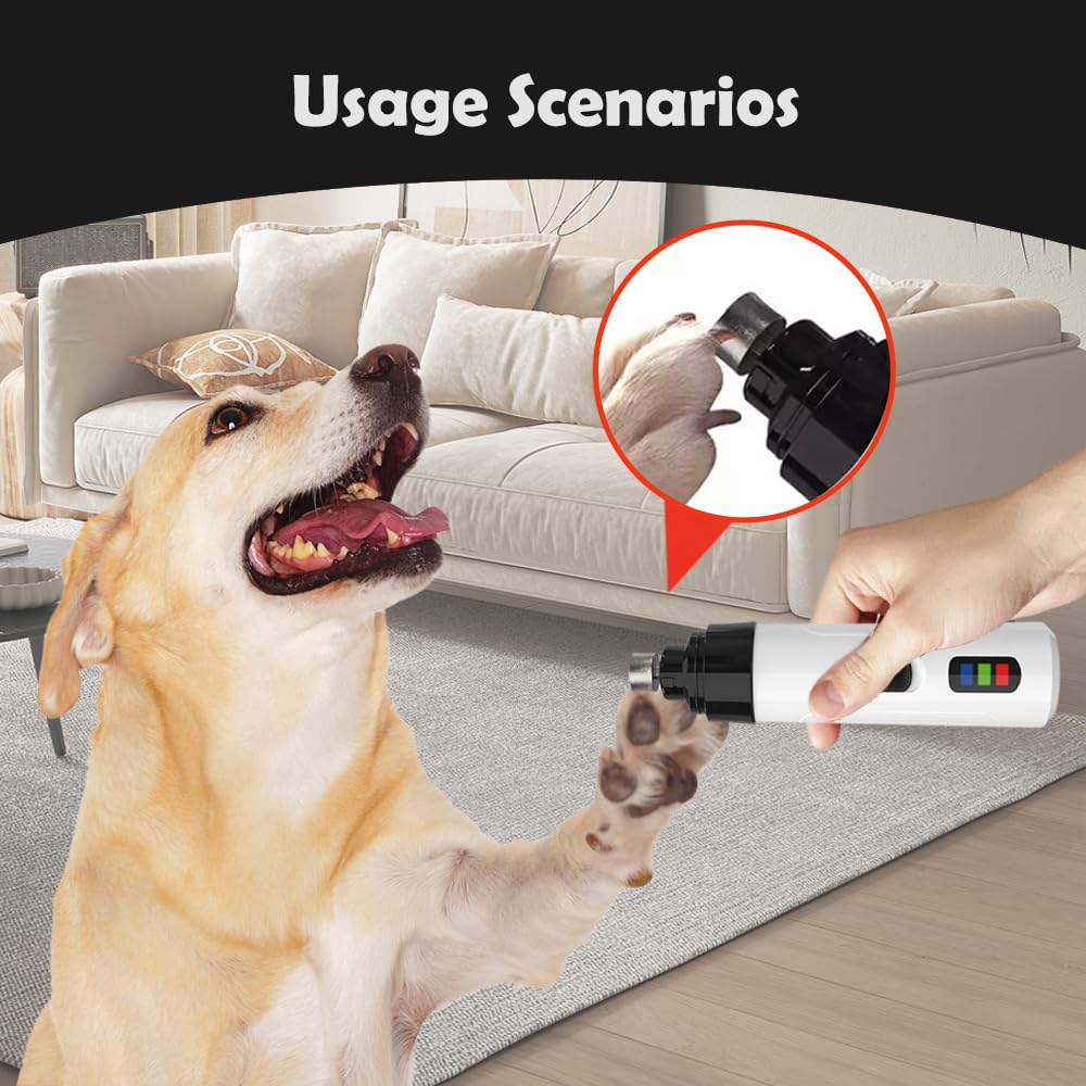 Silent Rechargeable Electric Dog Nail Grinder E126