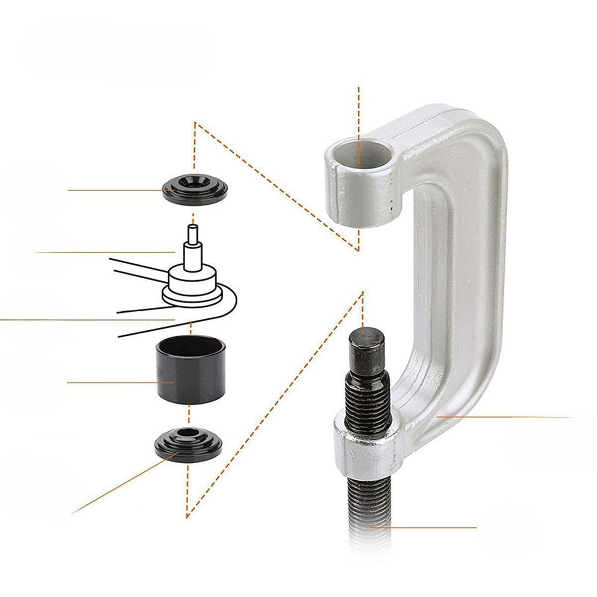 21 Piece Ball Joint Press Tool Kit with Adapters E584380