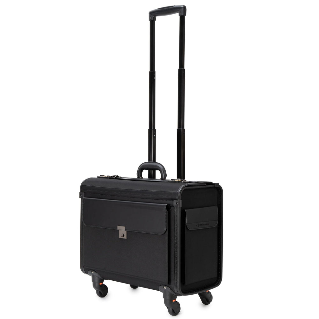 Wheeled Briefcase with 17” Laptop Compartment and Dual Combo Locks R4287