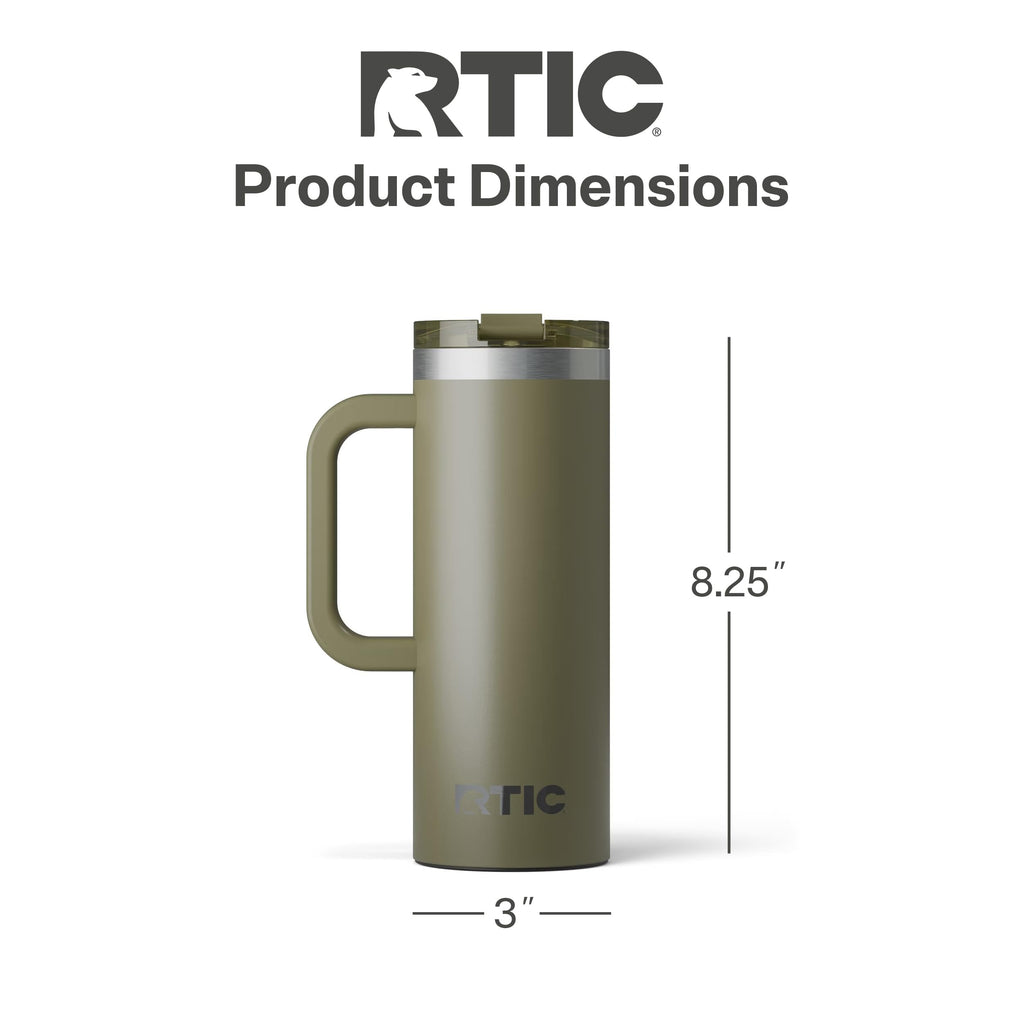 20oz Ceramic Lined Travel Mug with Lid and Handle Z872