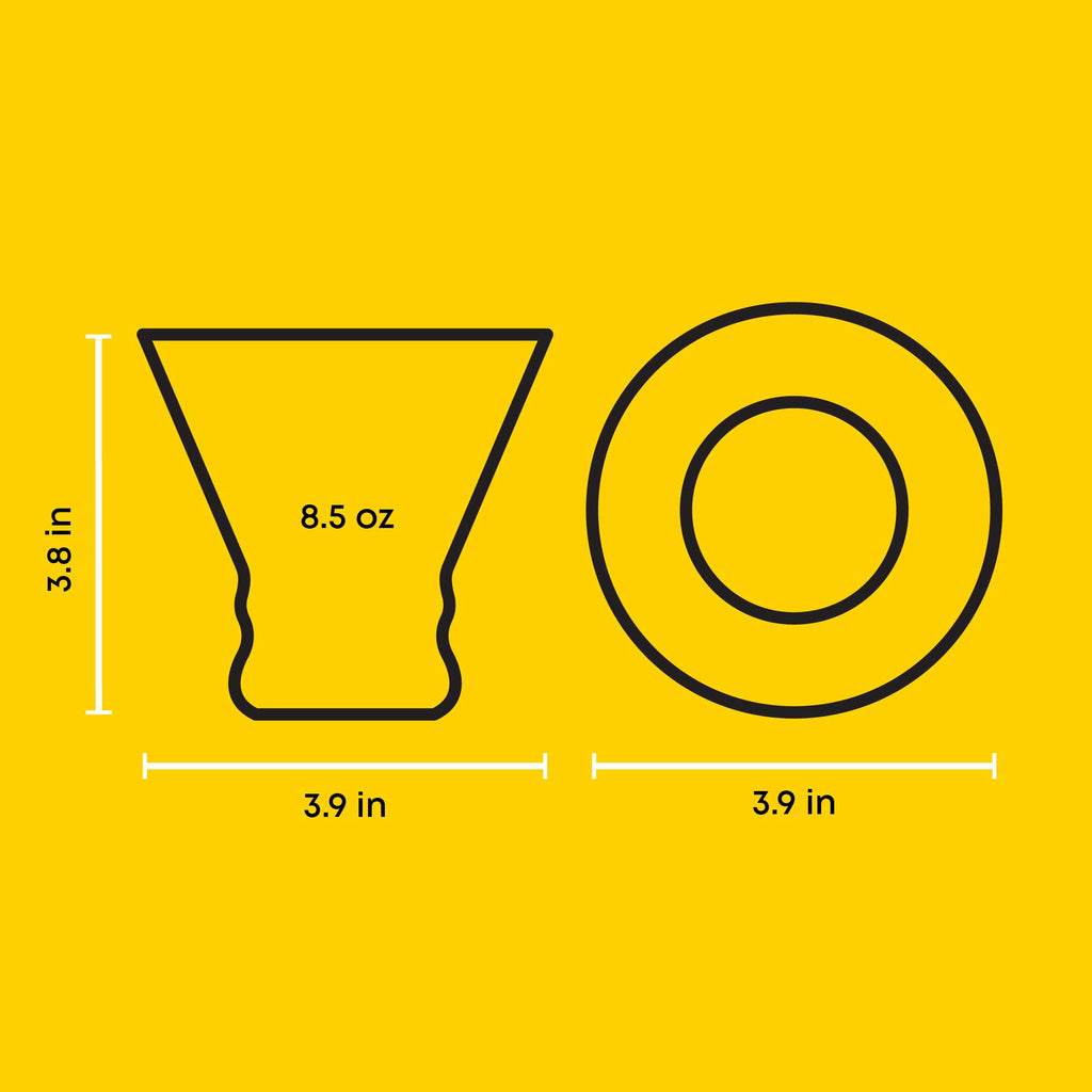 Stemless Martini Glasses Set of 4 G322065