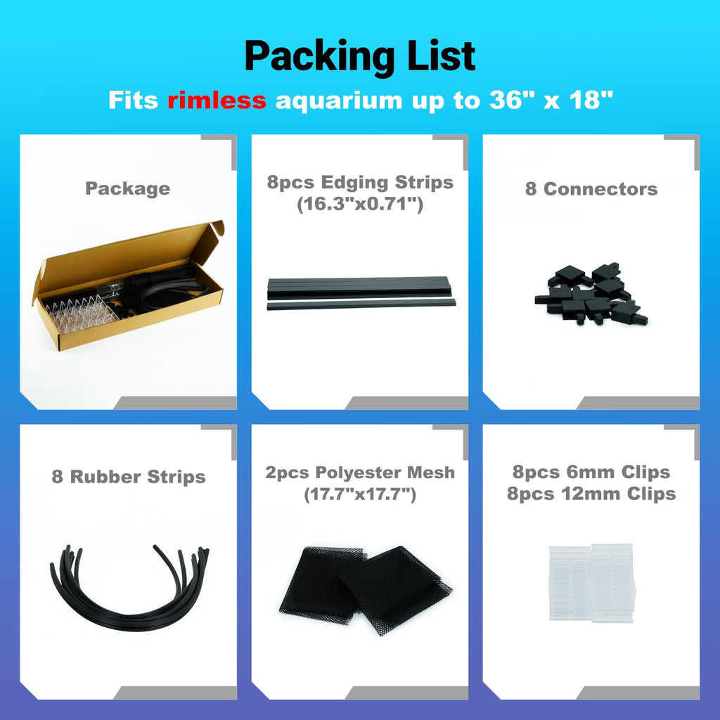 Adjustable Mesh Aquarium Lid O807926