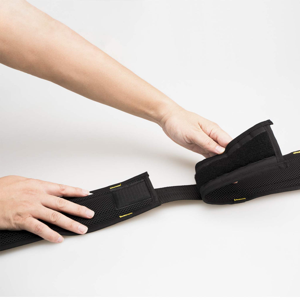 2-Inch Padded Tool Belt with 4 D-Rings Heavy Duty Double Metal Roller Buckle N6616