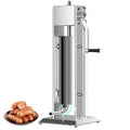 Manual Sausage Stuffer 15 Lb with 4 Stainless Steel Stuffing Tubes S2204