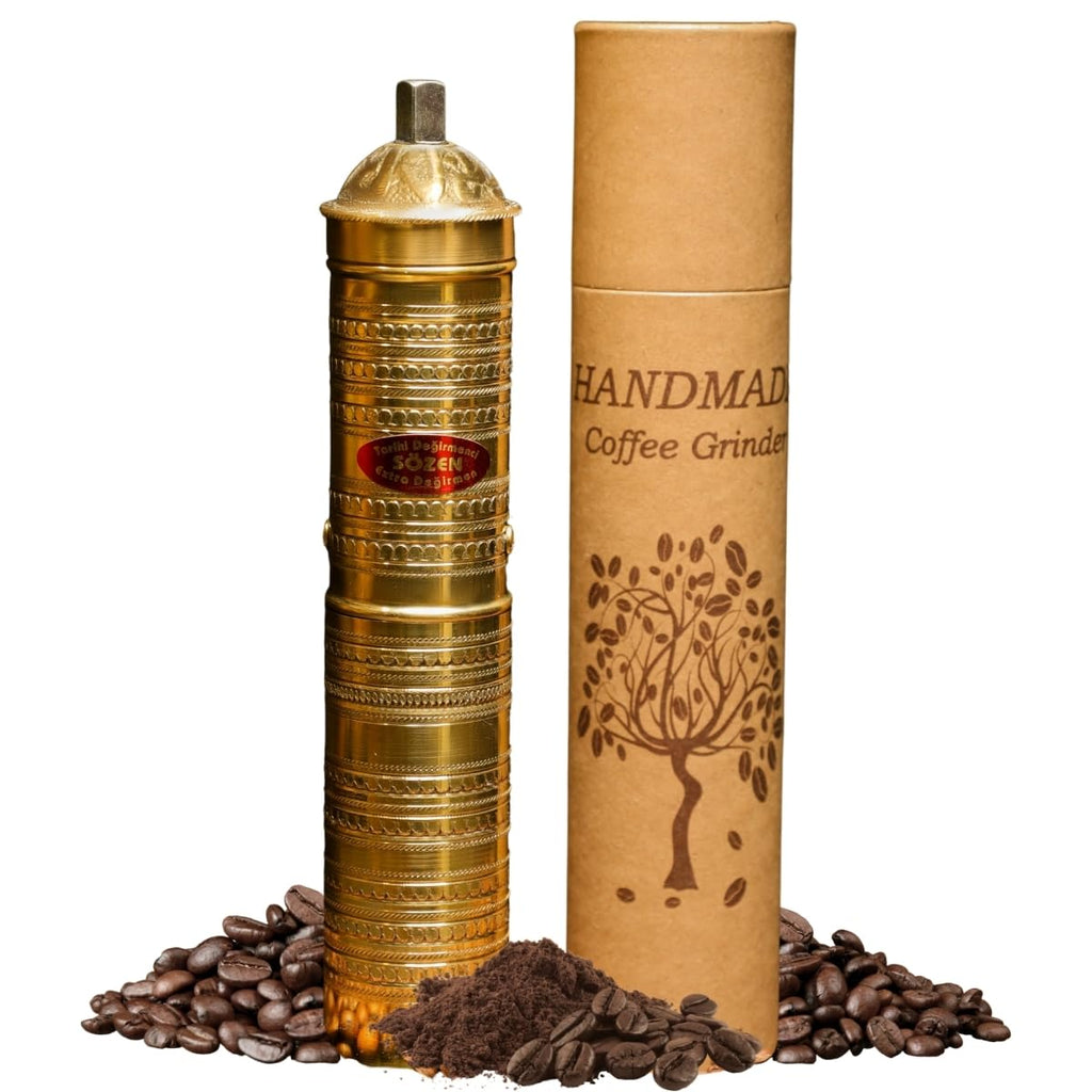 Manual Coffee Grinder Adjustable Hand Crank Burr Mill W4029