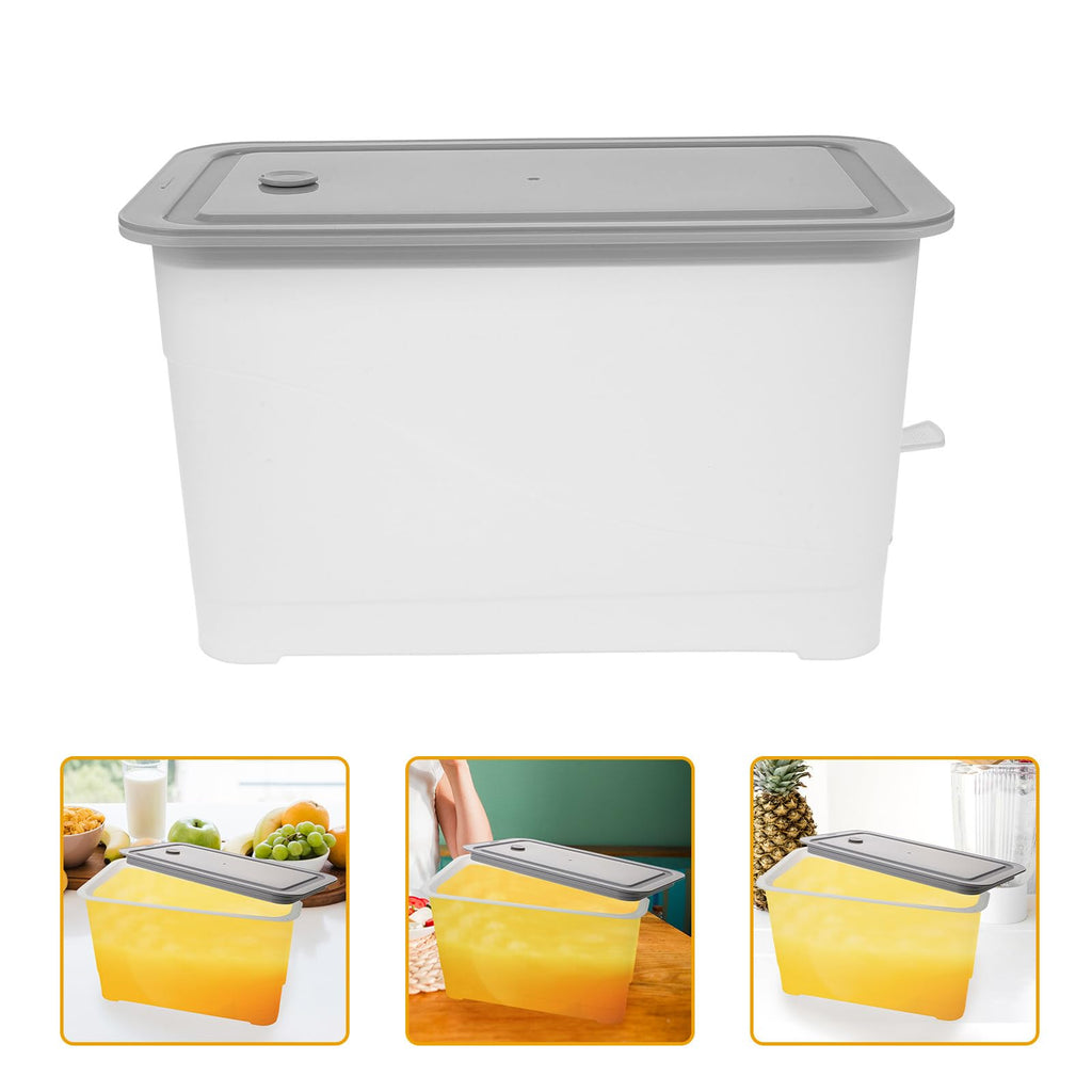4L Cold Water Jug with Faucet Gray Plastic H15400