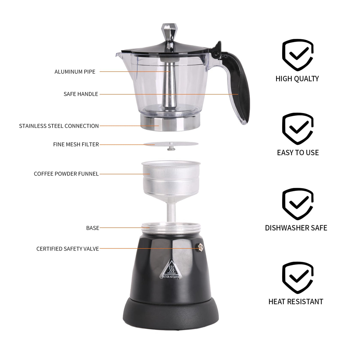 Electric Espresso Coffee Maker A9648