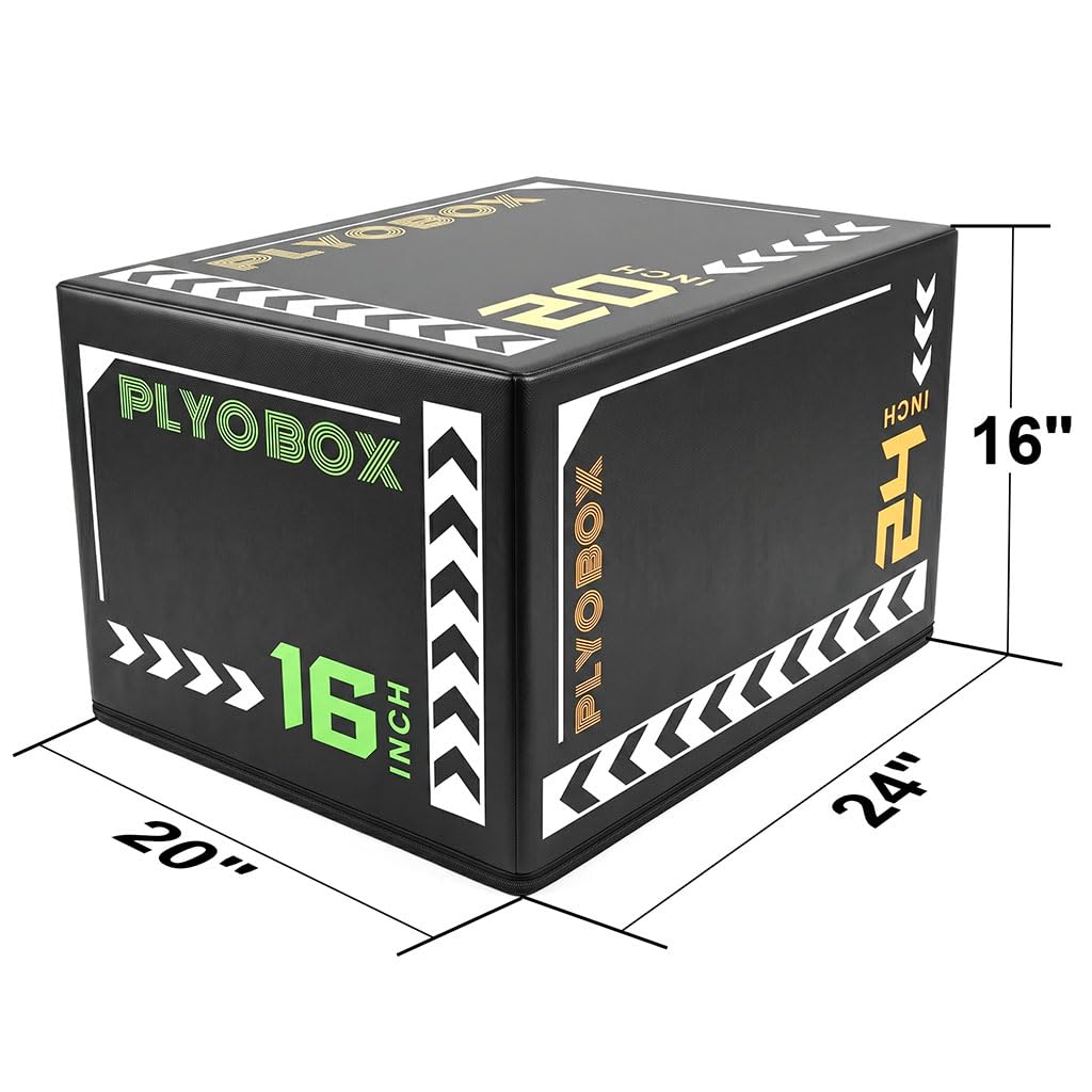3-in-1 Foam Plyo Box with Non-Slip Cover D142680