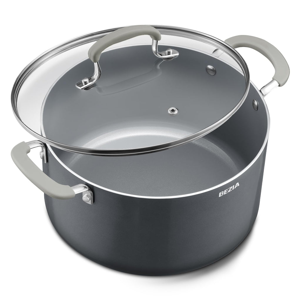 12QT Non Stick Ceramic Stock Pot with Lid X805