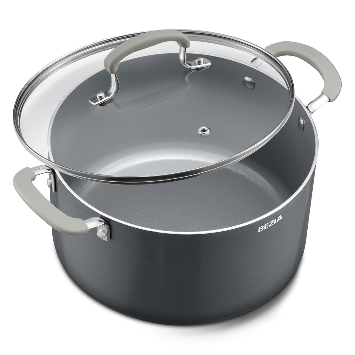 12QT Non Stick Ceramic Stock Pot with Lid X805