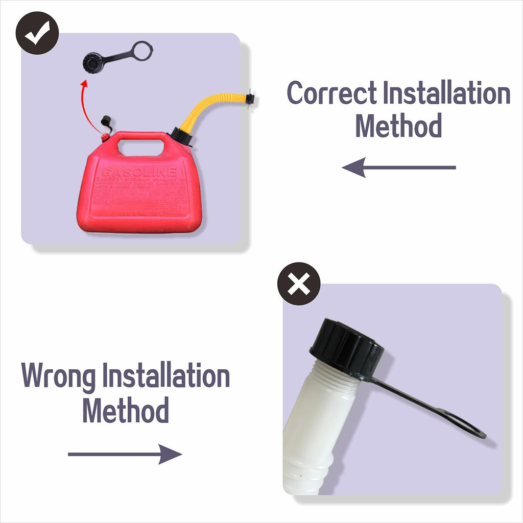 Gas Can Spout Replacement Kit with Flexible Pour Nozzle O975