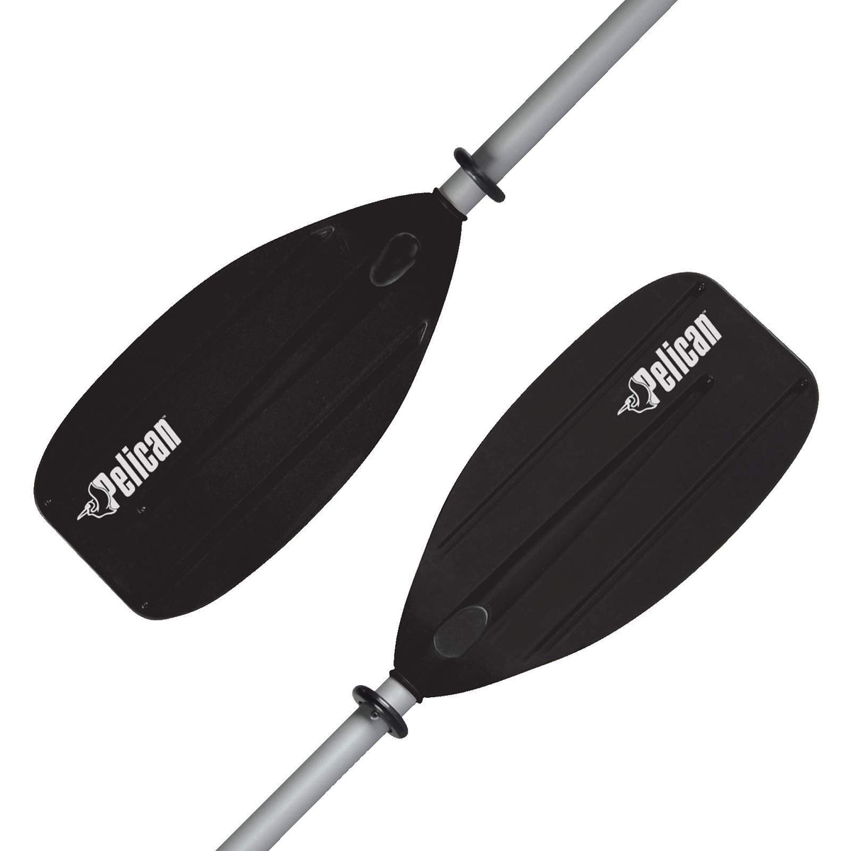 Kid Kayak Paddle 2 Piece Aluminum Polypropylene 72 in Black R201