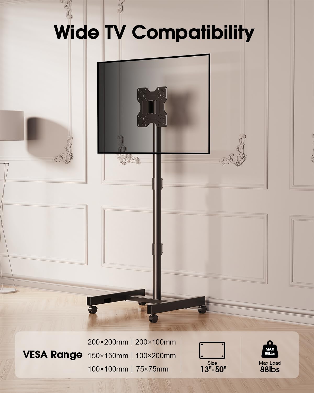 Rolling TV Stand for 13-50 Inch TVs O3279