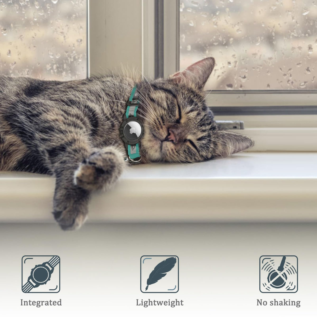Reflective AirTag Cat Collar J21405