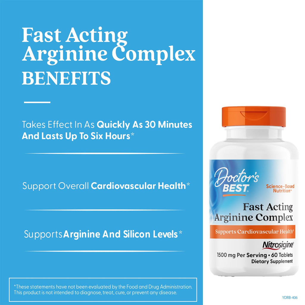Arginine Complex 1500 mg 60 Tablets M843928