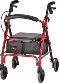Lightweight Folding Narrow Rollator Walker with Seat G36713