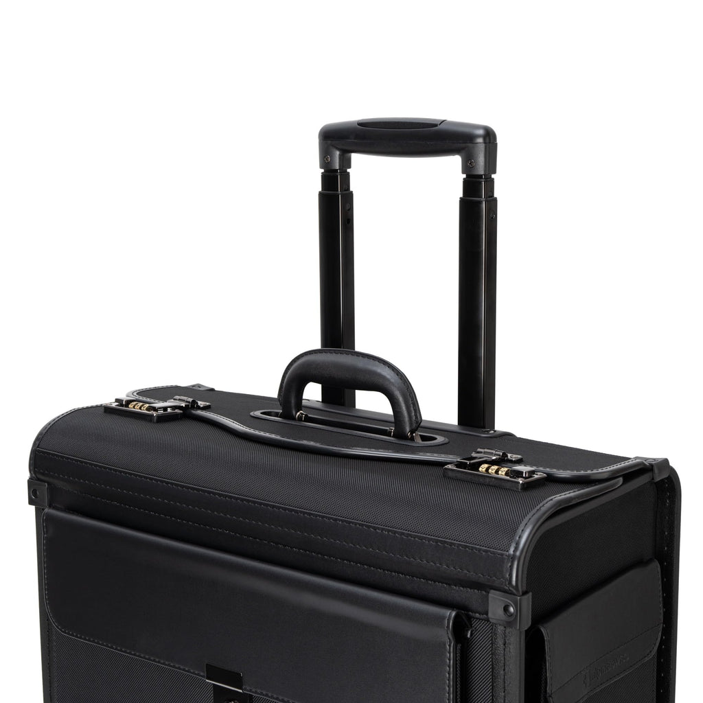 Wheeled Briefcase with 17” Laptop Compartment and Dual Combo Locks R4287