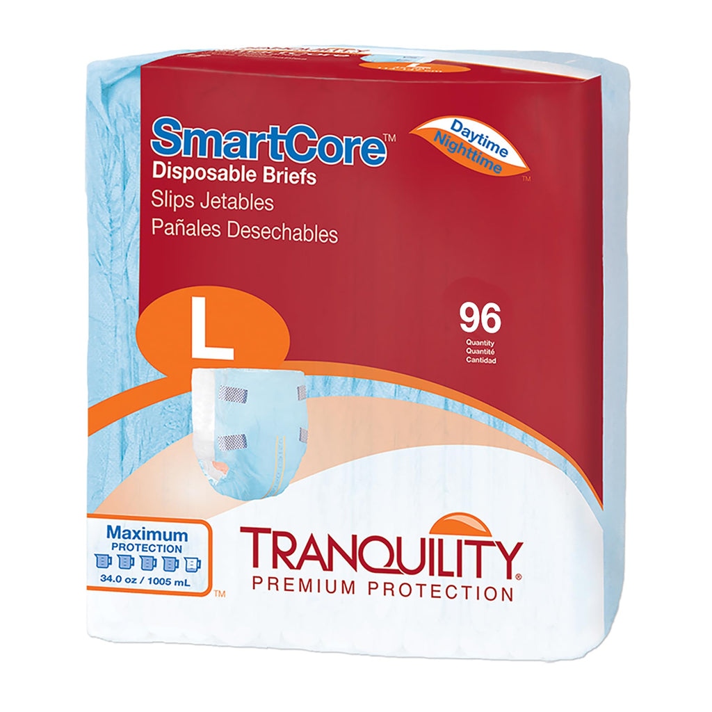 Adult Diapers with Tabs, Large, 96 Ct A206
