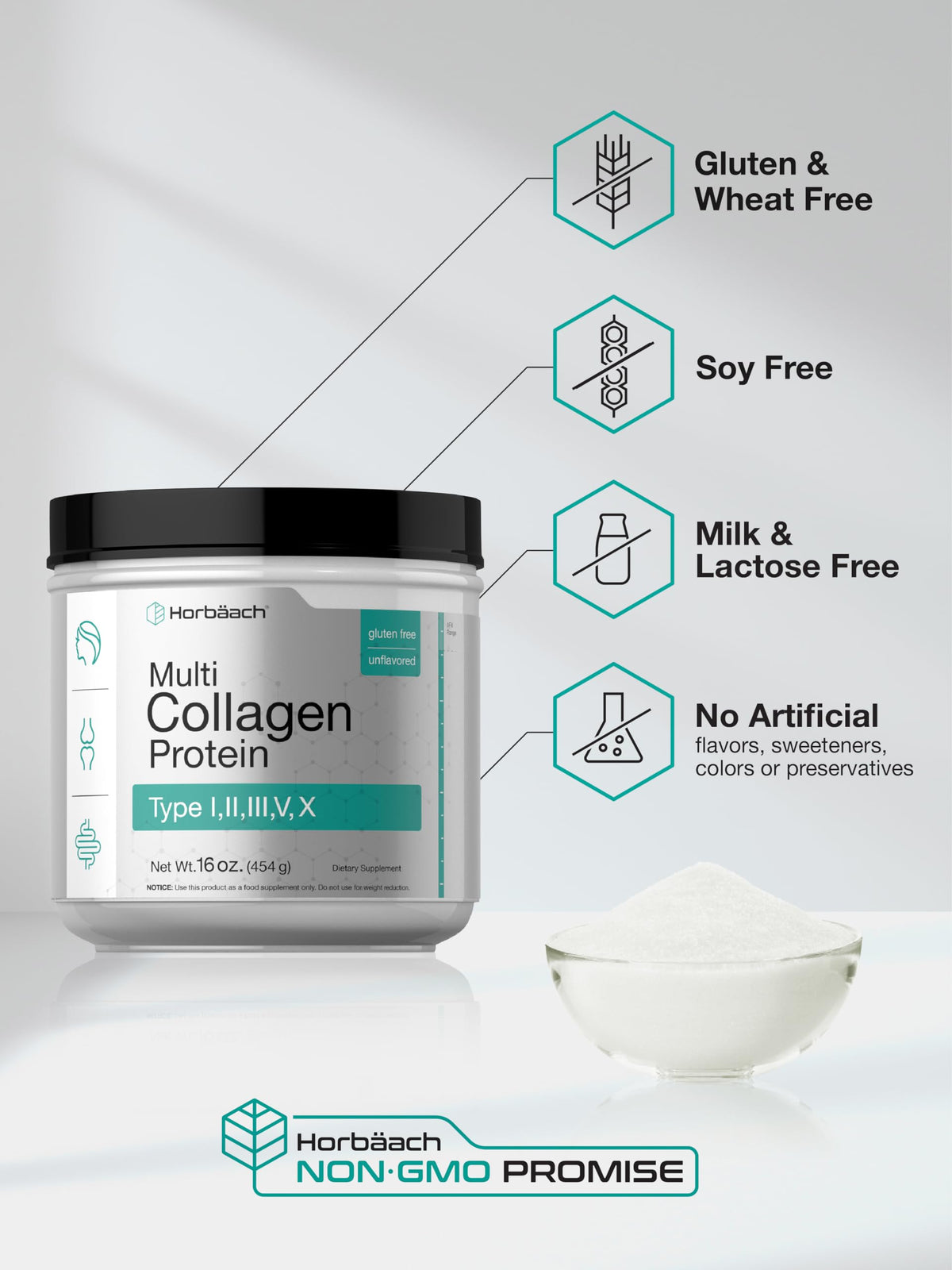 Multi Collagen Protein Powder 16 oz R11223