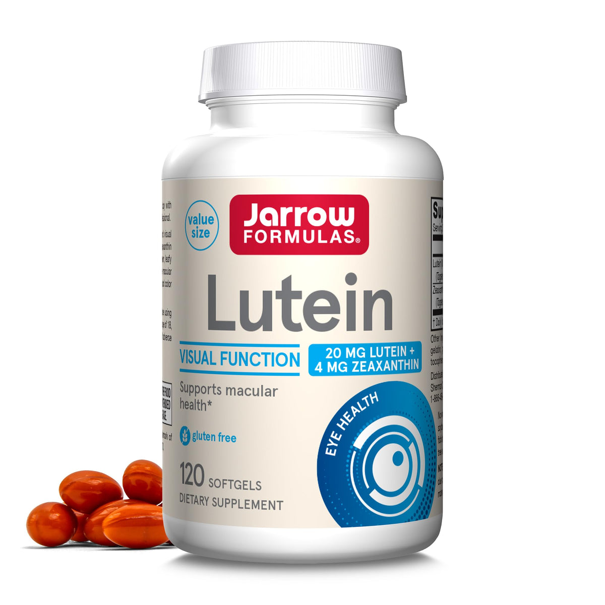Lutein 20 mg with Zeaxanthin 120 Softgels Q166379