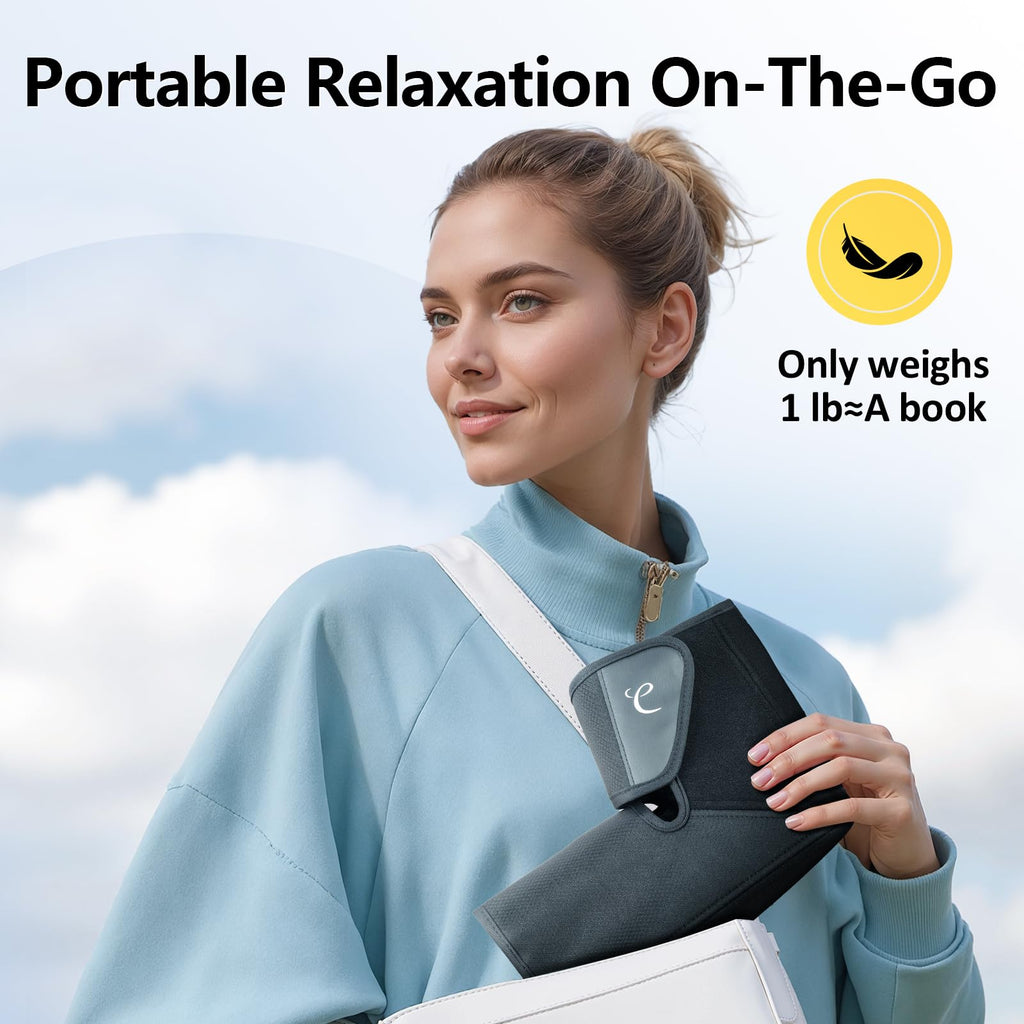 Portable Air Compression Foot Massager with Heat O642793