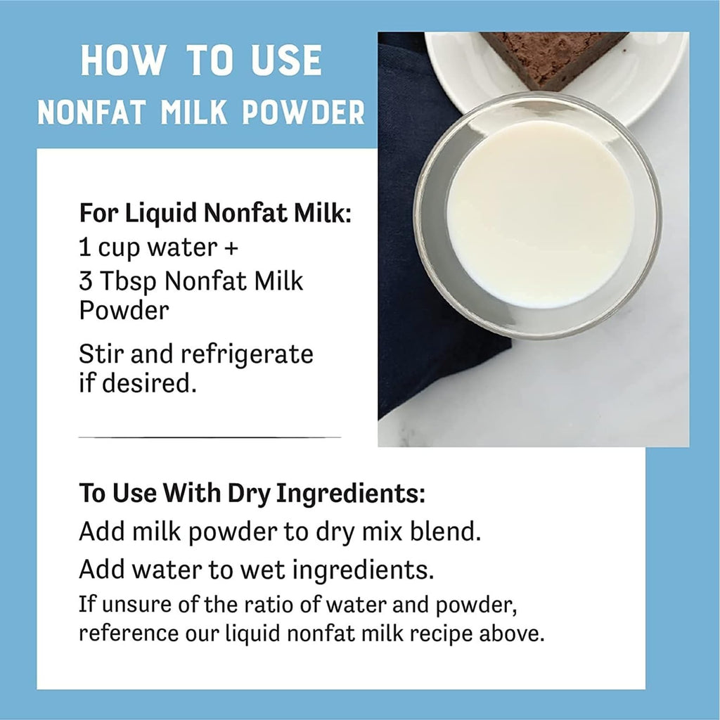 Gluten Free Non Fat Dry Powdered Milk 1.5 lb I50218
