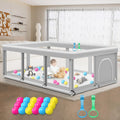 Large Baby Playpen with Soft Breathable Mesh X1743