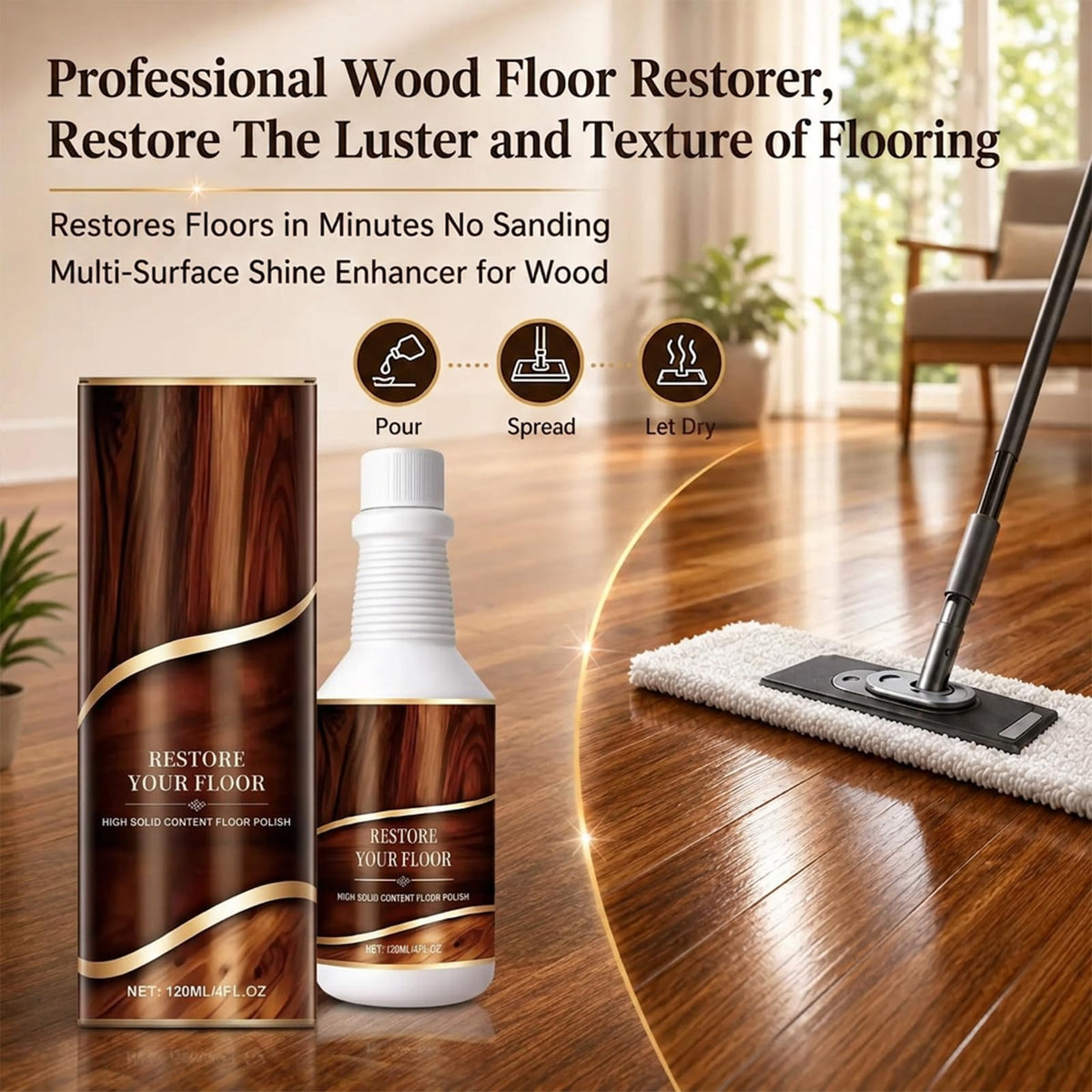 Wood Floor Polish 150ML I167