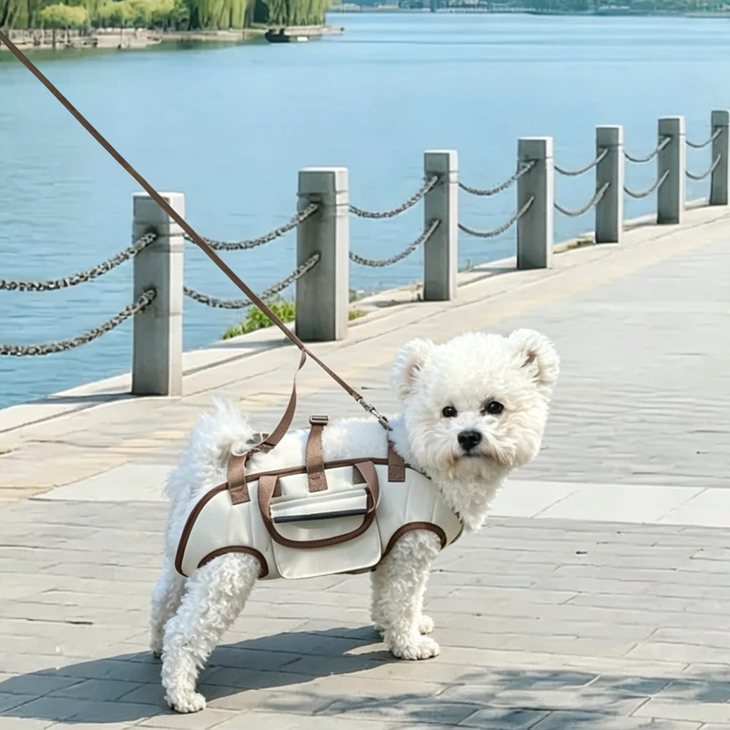 Hands Free Dog Backpack Carrier for Small Dogs, Breathable Pet Carrier with Adjustable Straps A2753