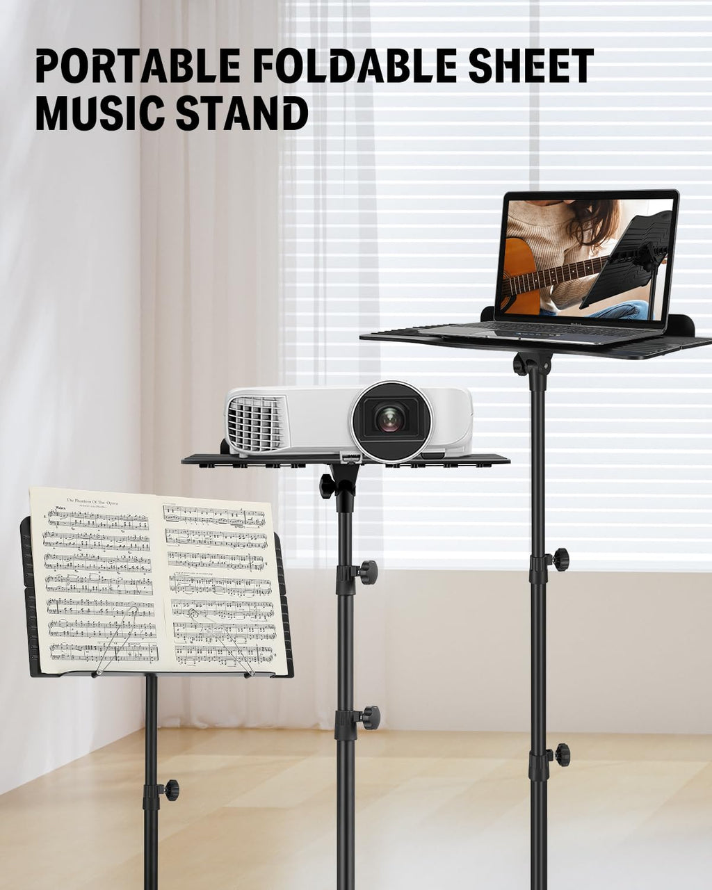Sheet Music Stand with Light & Carrying Bag Y26253