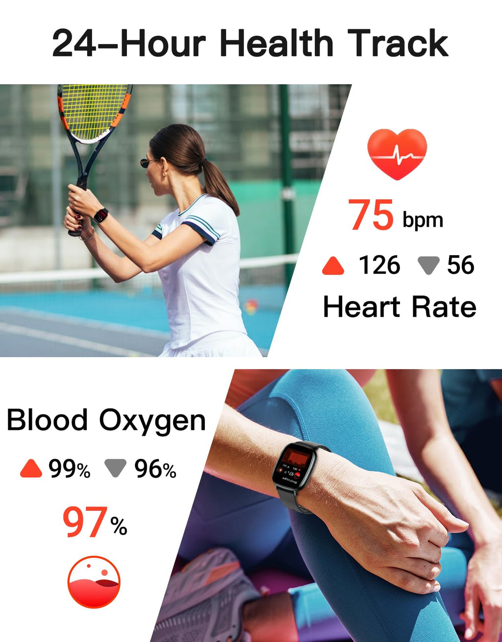 Smart Watch with GPS Black A280