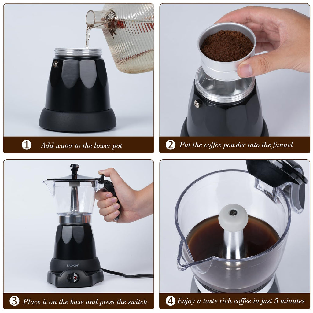 Electric Espresso Coffee Maker A9648