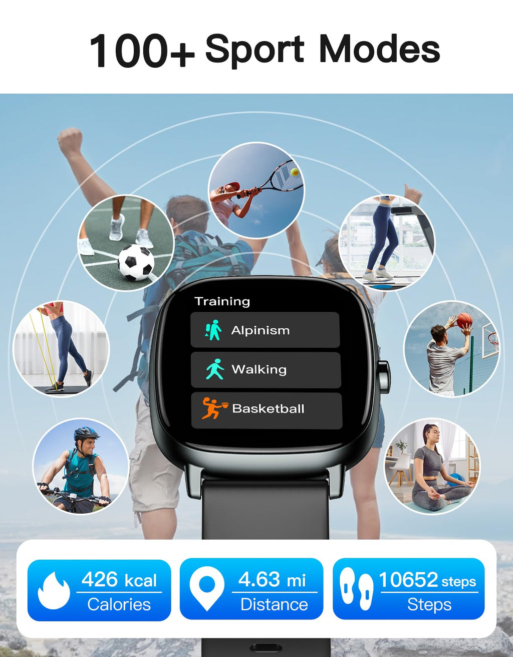 Smart Watch with GPS Black A280