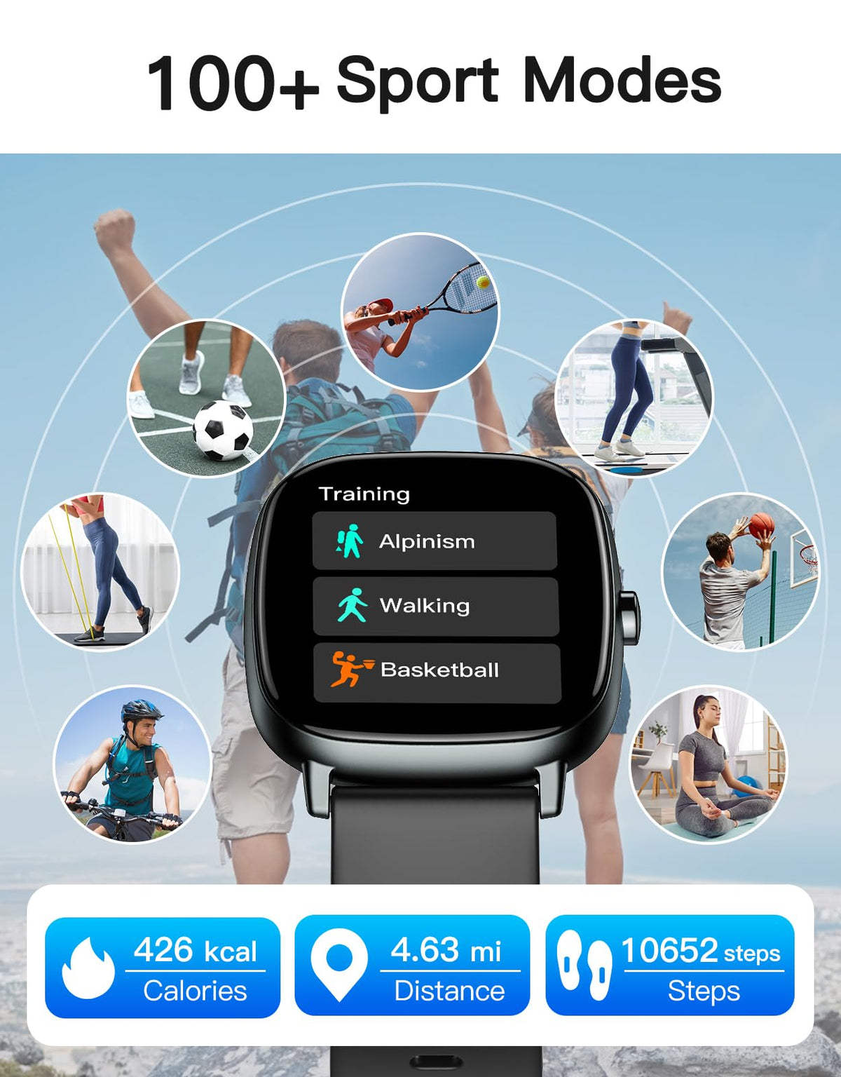 Smart Watch with GPS Black A280