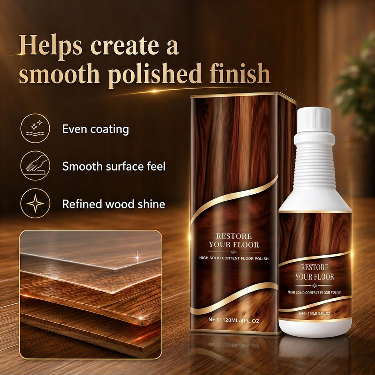 Wood Floor Polish 150ML I167