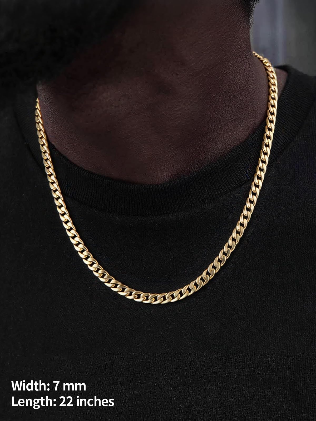 Cuban Link Chain Stainless Steel Necklace K892