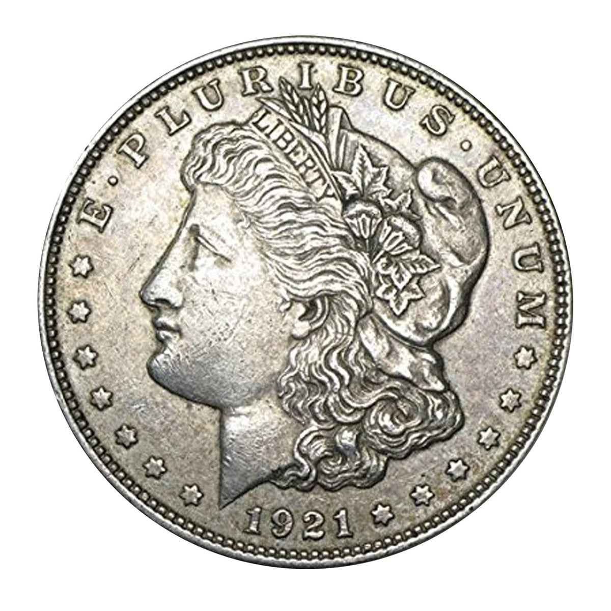 1921 Morgan Dollar 90% Silver Circulated Coin F132519